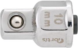 fortis Werkzeuge Steckschlüssel-Adapter 10mm für 1/4" Produktbild