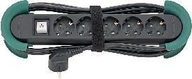 fortis Werkzeuge Steckdosenleiste 5-fach H05VV-F3G1,5 3m Produktbild