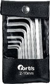 fortis Werkzeuge Winkelschraubendreher-Satz, 8-teilig 2-10mm Produktbild