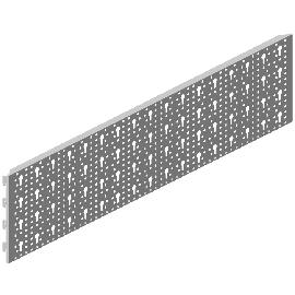 ELEMENT SYSTEM Lochplatte weiss 800X200mm Produktbild