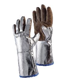 JUTEC Hitzeschutzhandschuh Sebatanleder, Alu, 38 cm Produktbild