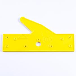 ELLEN Anreißschablone SalvaDita,Kunststoff,gelb Produktbild