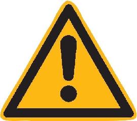 SafetyMarking Warnschild „Allgemeines Warnzeichen" Produktbild
