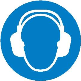 SafetyMarking Gebotsschild „Gehörschutz benutzen” Produktbild