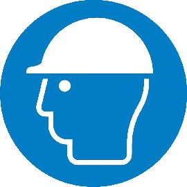 SafetyMarking Gebotsschild „Kopfschutz benutzen” Produktbild