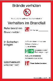 SafetyMarking Brandschutzordnung 200x300mm Alu nachl. Produktbild