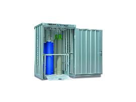 Neutral Gasflaschenmagazin 125 o Boden 1410x1445x2130 Produktbild