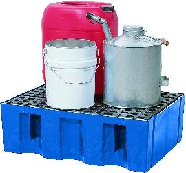 ASECOS Auffangwanne Kunststoff 60l mit GFK Giro Produktbild