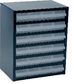 RAACO SL-Magazin Typ 24-1 B357xT255xH435 mm mit 24 Schubladen 250-1 Produktbild