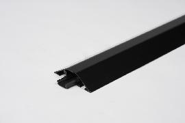 EHA Kabelbrücke Aluminium B1500xT80xH20 mm 1 Kammer H16xB18 mm schwarz Produktbild