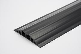 EHA Industriekabelbrücke B1500xT200xH35 mm 2 Kammern D25 mm PVC schwarz Produktbild
