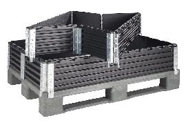 KIGA Aufsatzrahmen schwarz B800xT1200xH200 mm 6 Scharniere Produktbild