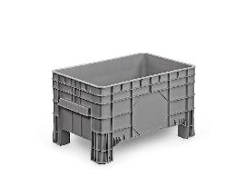 ALPHA Großbehälter PE, grau, 4 Räder Produktbild