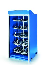 CNC-Schrank-Rotarex B1055xT1035xH2130 mm RAL 5012 mit Rolladen manuell Produktbild