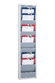 EICHNER Planungstafel einreihig 315 x 1.282 mm 10 Schienen, A 4 grau Produktbild