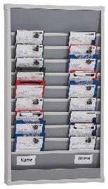 EICHNER Planungstafel zweirehig 554 x 960 mm 10 Schienen, A 5 grau Produktbild