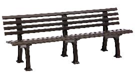 Blome Gartenbank JUIST 4-Sitzer L2000mm braun Produktbild