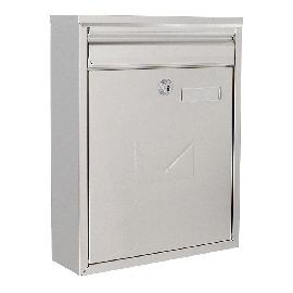 ROTTNER GA-Briefkasten, Como,B 250mm, mit Zylinderschloss, edelstahl matt Produktbild