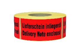 TransPak Hinweis Etiketten Produktbild