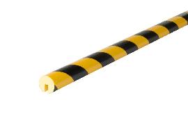 Dancop Kantenschutz Typ B, L 1000 mm gelb/schwarz zum Aufstecken Produktbild
