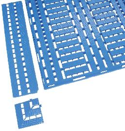 COBA Bodenrost Work Deck blau B60xL120 cm Stärke 25 mm Produktbild
