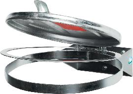 VAR Abfallsammler verzinkt Metall-Deckel Produktbild