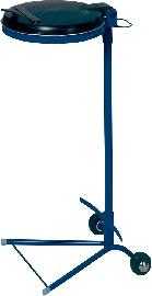 VAR Abfallsammler 120 l blau fahrbar KS-Deckel Produktbild