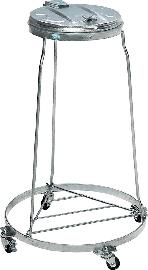 VAR Abfalls. verz. fahrbar H 1020 mm Metalldeckel Produktbild