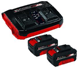 EINHELL 2x Akku 4,0Ah + Twincharger Kit Produktbild