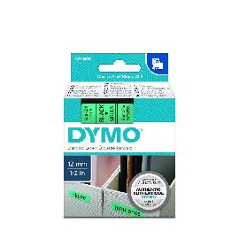 DYMO Schriftband 45019 schwarz/grün Produktbild