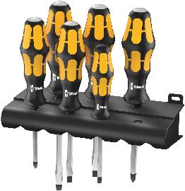 Wera Schraubendreher-Satz 932/6, 6-teilig + Rack, für Phillips® / Schlitz Produktbild