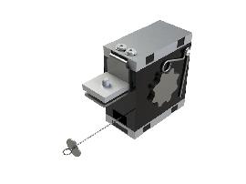 HELM OT-Dämpfer, SmartClose FG 80, mit Zubehör, Aluminium, 1-flg. Produktbild