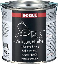 E-COLL EE Zink-Staubfarbe silikonfrei Temperaturbeständig bis +350°C, 800gr Dose Produktbild
