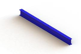 META Doppelfuß IPE140 RAL 5010 für MULTISTRONG L Produktbild