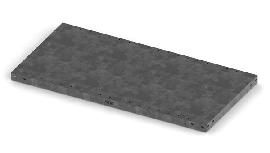 META Fachboden CLIP B1000xT500 mm vzk Fachlast 230kg Produktbild