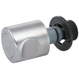 JuNie Möbel-Olive 3553, drehbar,Ø 30mm, Metall vernickelt Produktbild