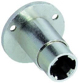 JuNie Möbel-Dreh-Druckschloss,FURORE,8511,mit Rosette,Metall,vernickelt Produktbild