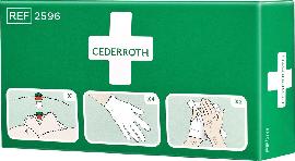 CEDERROTH Set aus Beatmungsmaske 2 Paaar Handschuhe, 2 Reinigungstücher Produktbild