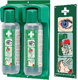 CEDERROTH Wandhalter für 2x 500ml Augenspülflasche Produktbild