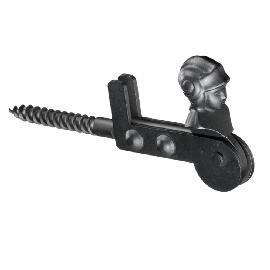 POLLMANN Fensterladen-Feststeller, mit Anschlag, hell verzinkt, DIN Links-Rechts Produktbild