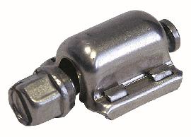 bandimex Schraubgehäuse Schnellverschluß A211 Edelstahl V2A 14mm Breite, 50 Stück Produktbild