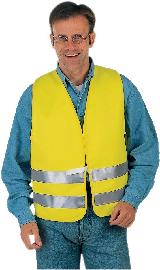WICATEX Warnweste, BW-MG Einheitsgröße, gelb Produktbild