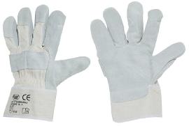 stronghand Handschuh,Kernspaltleder weiß e Stulpe Produktbild