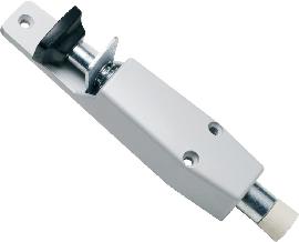 Neutral DANNERT Türfeststeller 90,Türblatt,H200mm,Hub30mm,silberfarbig Produktbild