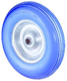 BS ROLLEN OB-Rad,Rad Ø 400, C91, blau,Achs Ø 25, 200kg Produktbild