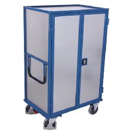 VarioFit Schrankwagen m. Blechwand, Doppelflügeltür, Treibriegelverschluss, 5 Etagen, Eas… Produktbild