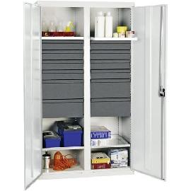 stumpf Werkzeugschrank S3000 RAL 7035/7035 4 Wannenböden 12 Schubladen Produktbild