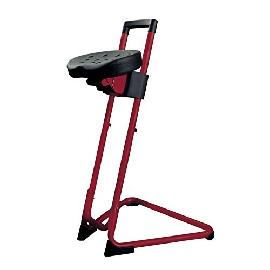 Lotz ESD Stehhilfe rot PU-Sitz schw. bis 110kg Sitzhöhen verstellung von 600-850 Produktbild