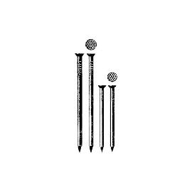 E-NORMpro Drahtstift, DIN 1151, Form B, Senkkopf, geriffelt, blank Produktbild