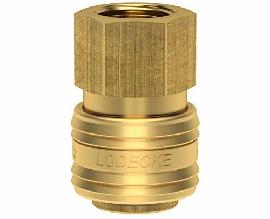 Lüdecke MS-IG Schnellverschluß Standard-Kupplung ES-12I G1/2" blank eins. sp. Produktbild